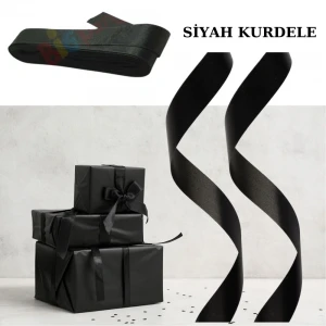 SİYAH KURDELE (1CM*10M)