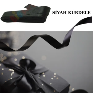 SİYAH KURDELE (2CM*10M)