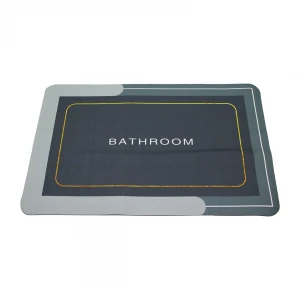 BATHROOM DMR-2476 ( DİKDÖRTGEN & MAT RENKLER ) (38X58CM) SU EMİCİ SİHİRLİ BANYO PASPAS ( PVC & ELASTİK )*60