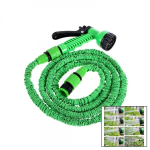BESTCHOİCE ( 2.5---7.5MT POŞETLİ ) UZAYAN BAHÇE HORTUMU 7 FONKSİYON TABANCALI*30