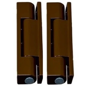 DÜZ METAL ( KAHVERENGİ & METAL ) ( 75MM & PVC PENCERE ) MENTEŞE*20X10