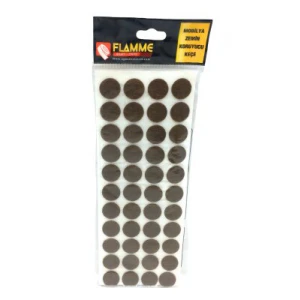 FLAMME ( 21MM ) ( YUVARLAK ) YAPIŞKAN KEÇE*25X28