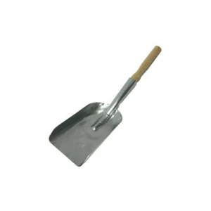 İBİCO ( METAL ) ( KÜÇÜK & DAR ) GALVANİZ METAL SOBA KÜREK ( AHŞAP SAPLI )*50