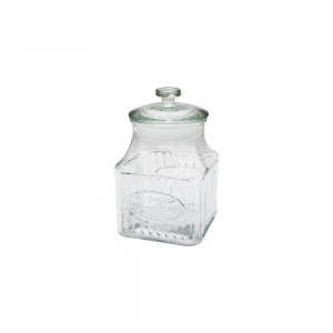 KRD HOME-4480 LİZZY ( KÜÇÜK ) VAKUM KAPAK ÇİZGİLİ CAM KAVANOZ*24