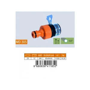 MEDALYAN MD-305 ( 3/4 ) OTOMATİK BATARYA ADAPTÖRÜ KELEPÇELİ*24X12