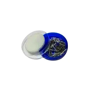 MLS STEEL PINS NO:#15 SÜNGERLİ MAVİ KUTULU TOPLU İĞNE 20GR ( 0.60x32 )*12X40