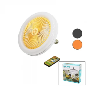 NENO ( PERVANELİ ) (3 RENK LEDLİ)  (KUMANDALI) LAMBA AMPUL ( OYNAR BAŞLI DUY ) (ÇAP:15CM) ( 6500LUMEN & 3200K )*24