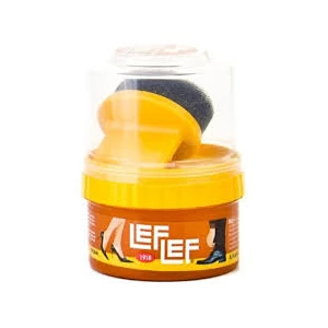 NURİ LEFLEF ( HAZIR ) ( CİLALI SÜNGERLİ ) ( A.KAHVE ) KREM AYAKKABI BOYASI 60ML*12X6