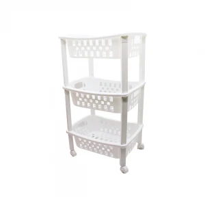 ORGANİZERS ORG-78 3 KATLI SEPET DÜZENLEYİCİ  & RAF ÜNİTESİ TEKERLEKLİ ( 400X295X700MM )*12