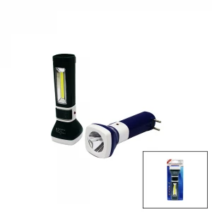POWER STYLE PS-8651 ( 2IN1 ) ( 1W + COB LED ) FİŞ ŞARJLI EL FENERİ*120                                          Q9