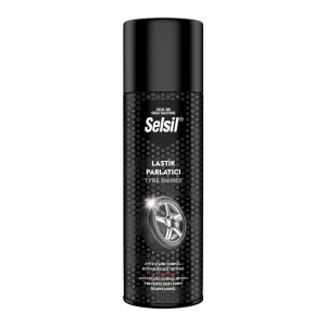 SELSİL OTO & ARAÇ LASTİK PARLATICI & TEMİZLEYİCİ SPREY 500ML*24