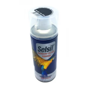 SELSİL TAB-429 ( SİYAH ) PARLAK SPREY BOYA 400ML*12X1