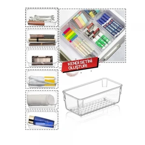MİKA MODÜLER ÇEKMECE ORGANİZERİ( 15 X 7.5 X 5.5CM )
