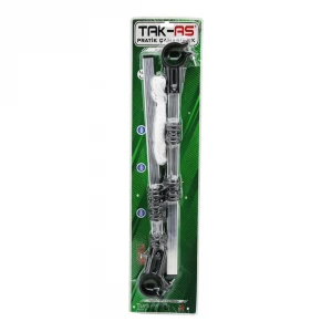 TAK-AS TKS-05 ( KÜPEŞTE ) ( KATLANIR ) MAKARALI ÇAMAŞIR ASKISI ( PLASTİK KULPLU )*20