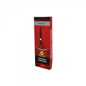 TAKSUN SCISSORS A-225 NO-8139 ( NO-9 ) TERZİ MAKASI ( SİYAH SAPLI )*60