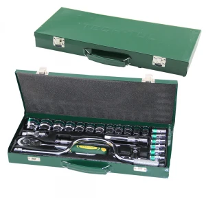 TECH-TUL TT-106 MIRROR ( 24PCS ) LOKMA SETİ ( METAL ÇANTALI )*1