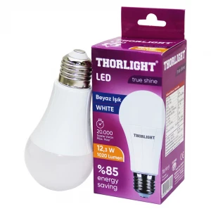 THORLIGHT A-6012B ( 12.3W ) E27 BEYAZ LED AMPUL*10X6