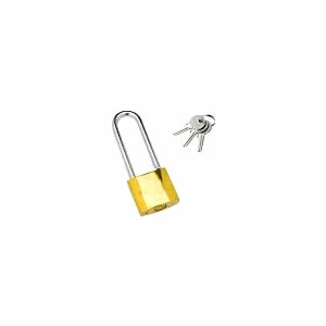 TUĞRA ÇELİK ( 25MM & SARI & UZUN ) ASMA KİLİT*12X50