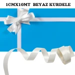 AKEL ( 1CMX10MT) BEYAZ KURDELE