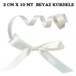 AKEL  2CMX10MT BEYAZ KURDELE