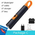 ZOOM EL FENERİ &POWERBANK METAL KASA &SU GEÇİRMEZ