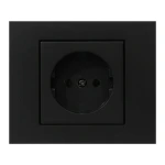 ATOM ( SİYAH ) NORMAL PRİZ*12X10