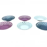 AVCILAR PLASTİK AV-090 ( 6PCS ) RENKLİ PLASTİK ÇAY TABAK*120