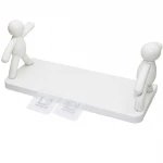 BAYSA-1124 ( BEYAZ ) ( 13.5X33CM ) ( RAMBO MANKEN ) TUTACAKLI  PLASTİK ETEJER ( YAPIŞKANLI )*50