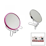BELLA HOUSE K-4542 K-0940 ( 7" ) ( YUVARLAK ) METAL ÇERÇEVE ÇİFT YÖNLÜ MAKYAJ AYNASI*72