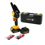 BN-5 CHAIN SAW YELLOW (LTJ-6A) (YAĞSIZ & ZİNCİRLİ) (6") BUDAMA & DAL KESME MAKİNE (ŞARJLI & 2 BATARYA) (36V 5.0AH)*8