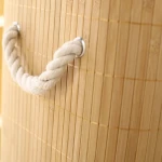 BAMBU HASIR KİRLİ ÇAMAŞIR SEPETİ