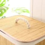 BAMBU HASIR KİRLİ ÇAMAŞIR SEPETİ