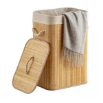 BAMBU HASIR KİRLİ ÇAMAŞIR SEPETİ