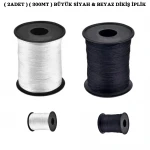 FAMİLY ( 2ADET ) ( 300MT ) BÜYÜK SİYAH & BEYAZ DİKİŞ İPLİK