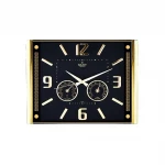 GALAXY PREMİUM 707-A-1 A-2 BAROMETRELİ ( ISI & NEM ÖLÇER ) KABARTMA RAKAMLI DUVAR SAATİ ( 41.5X32CM )*10