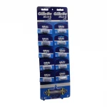 GİLLETTE BLUE3 SAPLI JİLET KARTELALI ( 10PCS )*1X12