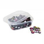 İBİCO ( 250PCS ) 3D ( NEON ) ( PLASTİK KALIP ) MİNİ STİCKER ( MATARA & TELEFON & ARABA & KİTAP VB.SÜSLEME )*1X25
