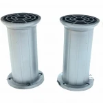 İBİCO ( 90-2803-12-12 ) ( 12CM X 51MM ) ( GRİ PLASTİK AYARLANABİLİR ) KOLTUK BAZA AYAK*10X12