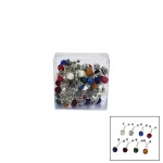 İBİCO ( ŞK-200 ) SCARF SHAWL ( TAŞLI ) ( RENKLİ ) ( 50PCS ) EŞARP BAŞÖRTÜ & ŞAL KLİPSİ*30