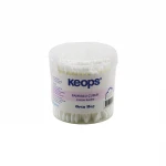 KEOPS ( ORTA BOY ) KULAK ÇÖPÜ PAMUK ( YUVARLAK KUTU )*6X24