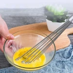 8'li Metal Top Uçlu Krom Saplı Çırpıcı