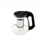 NEWLİFE CLKN-1404 ( 900ML ) CAM DEMLİK ( ÇELİK SÜZGEÇ & PLASTİK KAPAK--KULP )*24