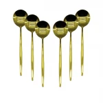 NEWLİFE CLKN-2231 ( 6PCS ) ( GOLD ) YEMEK KAŞIK SETİ*100