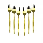 NEWLİFE CLKN-2232 ( 6PCS ) ( GOLD ) YEMEK ÇATAL SETİ*100