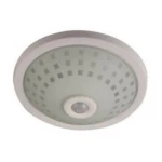 NİSALUCE E-2002 TAVAN & DUVAR GLOP ARMATÜR ( CAMLI & 360° HAREKET SENSÖRLÜ=5MT ALGI  & 2X E27 )*12