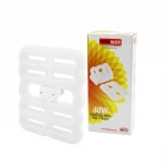 NİSALUCE EAM-097 (40W & E27) FLOWER(KATLANIR& 4B ŞEKİL) (21X23.5CM) BEYAZ LED LAMBA AMPUL (3600 LÜMEN& 6500K)*48
