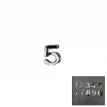 NOBEL ( NO-5 ) ( KROM ) KAPI NUMARASI YAPIŞKANLI*15X1
