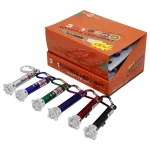 OLGUN ( GÜLLÜ BAŞLIK ) LASER LED LIGHT ( 4İN1 ) RENKLİ LAZER ANAHTARLIK*24X50