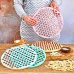 PLASTLİFE KP-121 ( BÜYÜK & 32CM ) MANTI KALIBI PLASTİK*48