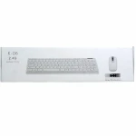PLATOON PL-374 K-06 BEYAZ DOCK WIRELESS KABLOSUZ KLAVYE MOUSE SET*30